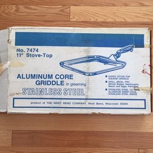 NWT Vintage Stove Top Griddle